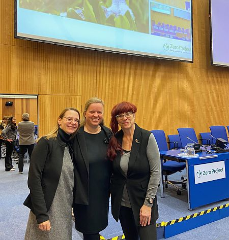 Katharina Marsh, Elke Schaumberger und Patricia Brück bei der Zero Conference 2025