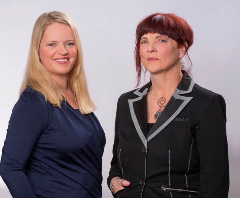 Elke Schaumberger und Patricia Brück